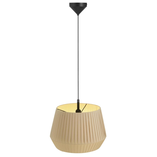 Lampa wisząca DICTE E27 60W Tekstylia | Beżowy