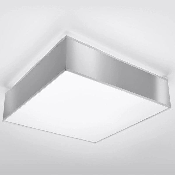 Plafon Sollux HORUS 35 Lampa sufitowa PVC, Stal, szary 2 x 15W LED, SL.0137