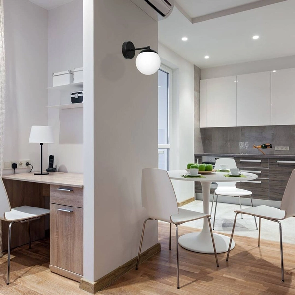 Nowoczesna lampa ścienna kinkiet LIMA BLACK 1xE14 MLP6521