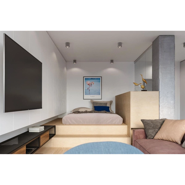 Lampa sufitowa TIUBE, SL.0696, szary, 1x40W GU10/ES111