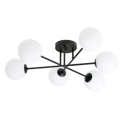 Lampa sufitowa Emibig ROMA 6 BL OPAL 1232/6