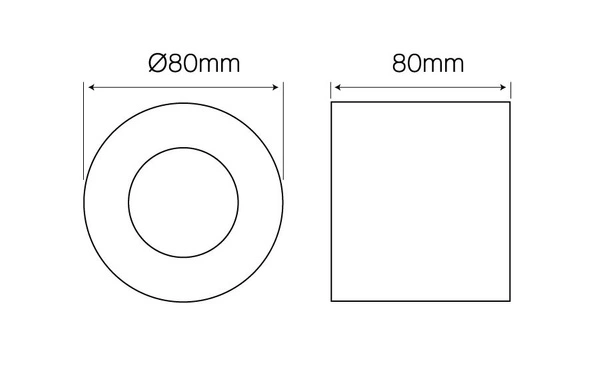 OPRAWA TUBA NATYNKOWA WODOODPORNA OKRĄGŁA BIAŁY MAT TUBE IP44