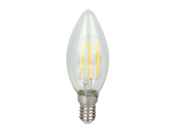 LED line LITE żarówka LED E14 4W 4000K 480lm 220-240V FILAMENT C35 ŚWIECZKA