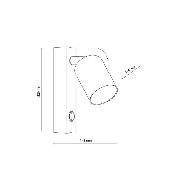 TOP GOLD KINKIET 1 6087