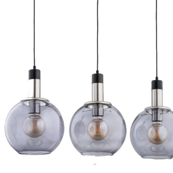 Lampa wisząca ALFA VANELO GRAFITOWA 3xE27 25cm | 62170