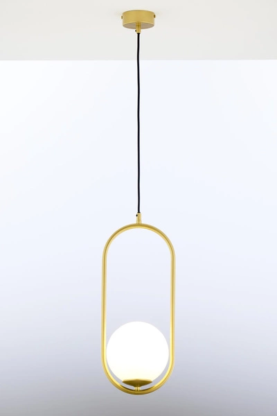 Nowoczesna Lampa wisząca IGON wys. 125cm 1xE14 11W IP20 | Złoty