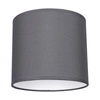 Abażur Cylinder E27 H20 Tkanina Antracyt A0010