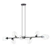 Lampa sufitowa Emibig PANDORA 8 BL TRANSPARENT 1262/8