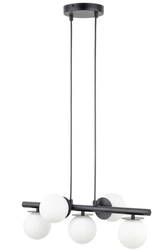 Lampa Sigma AVOLA zwis kulki 5 czarne/białe 40787