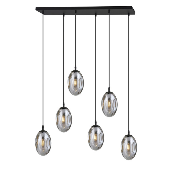 Lampa sufitowa Emibig ASTRAL 6 BL GRAFIT 1266/6