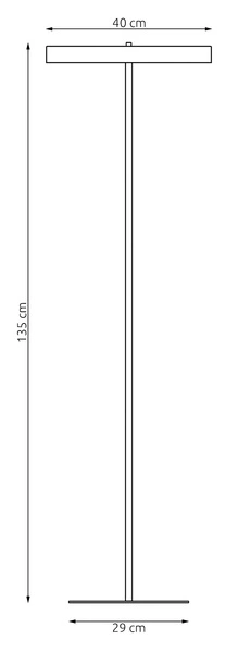 Lampa podłogowa Emibig NEMO LP3 WH 1456/LP3