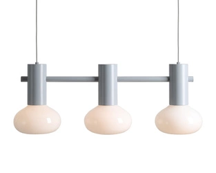 Aldex LAMPA WISZĄCA FLO 3 GREY S (opal glass) 7000E22_S