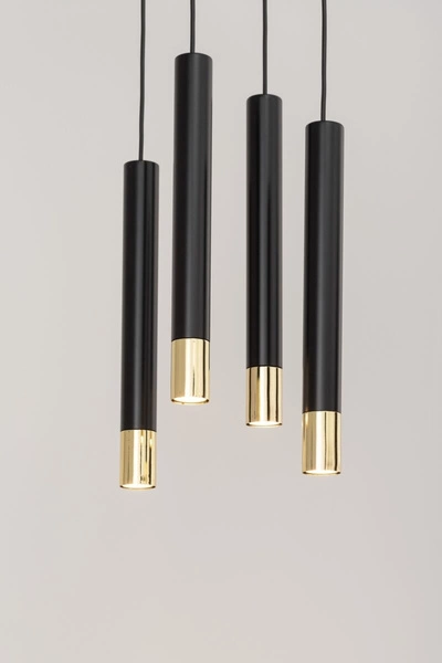 Lampa Sigma SOPEL GRAND 4 czarny/złoty lampa wisząca 33396