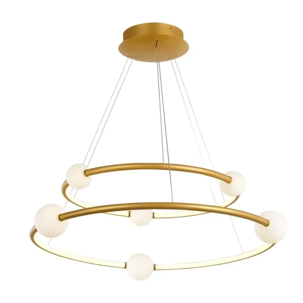 Lampa wisząca Italux Lozanna PND-20112035-2A-GD