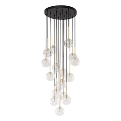 NILOS BLACK / GOLD LAMPA WISZACA 17 5945