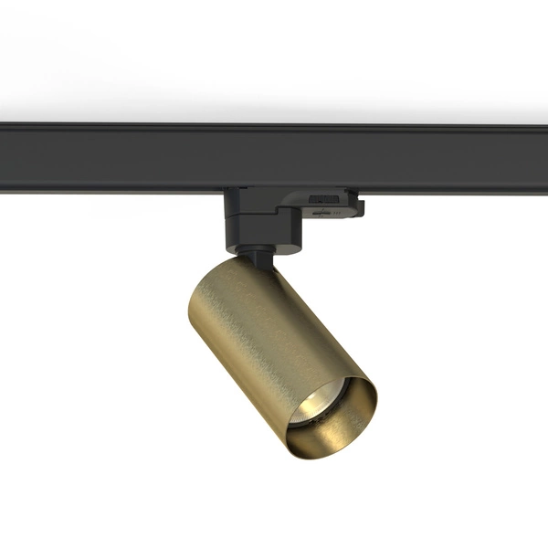 Spot PROFILE MONO dł. 15cm GU10 do szyn CTLS 3F | czarny/mosiężny 10237