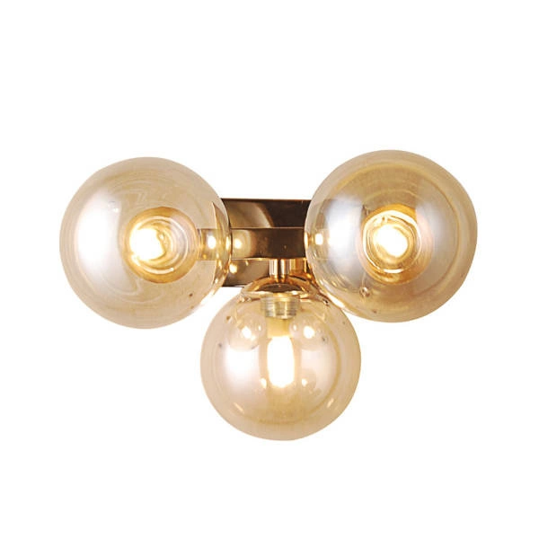 Kinkiet Marbelio dł. 22cm 3xG9| złoty