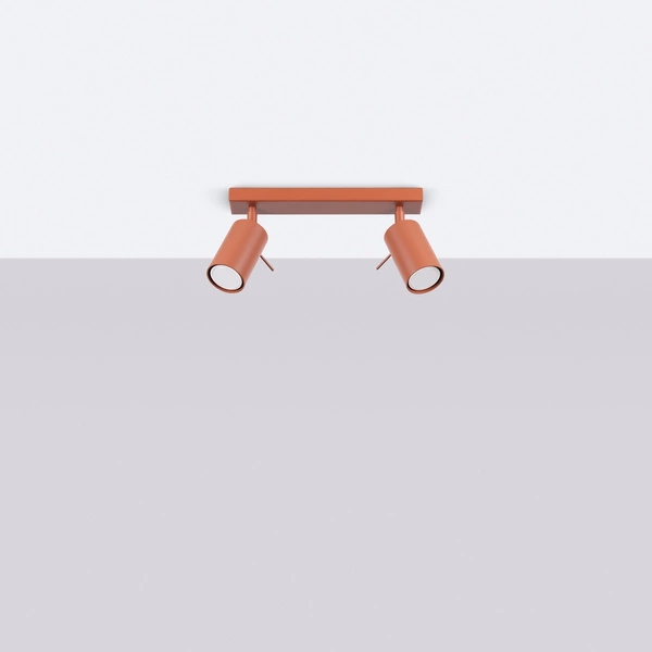 Plafon RING 2 ochra czerwona