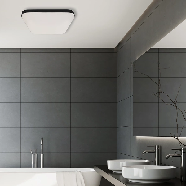 Plafon NEMO, EK7791, czarny/biały, 17W LED, barwa neutralna 4000K, IP44