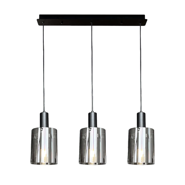 Lampa wisząca Arcadia Black 3xE27