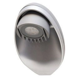 Kinkiet zewnętrzny nad wejście do budynku LED 9W Eggo 6160 | srebrny