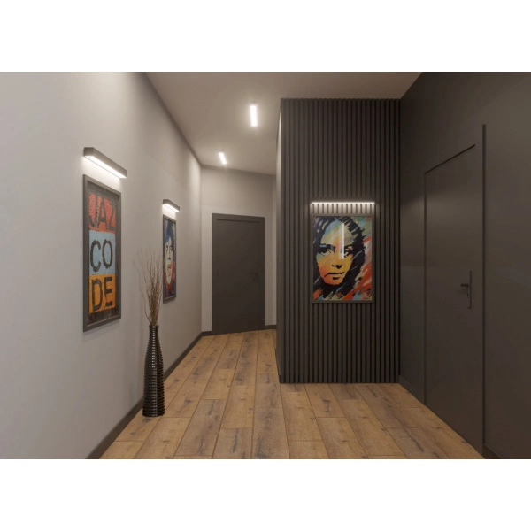 Plafon PINNE 1150 ALUMINIUM 38W barwa neutralna 4000K TH.082