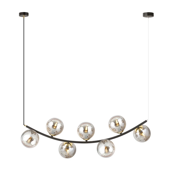 Lampa wisząca Emibig RITZ 7 BL GRAFIT 1297/7