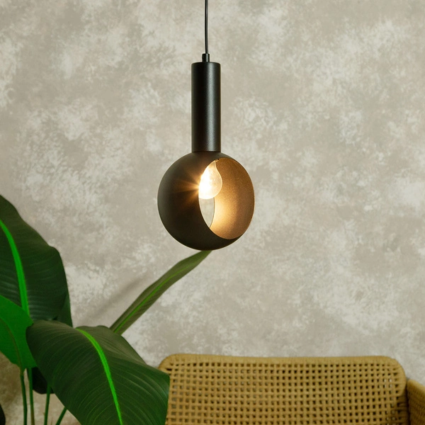 Lampa Sigma VITRUM oczko czarny 41108