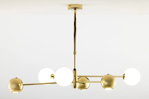 Nowoczesny Żyrandol MOKA wys. 47-69cm 3xG9 3xGU10
14W IP20 | Złoty