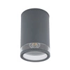 Lampa sufitowa ROCK PRO I wys. 18,7cm E27 IP44 | grafitowy 10687