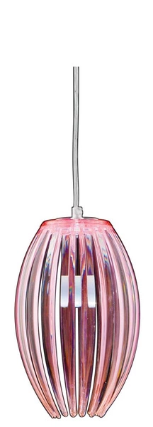 Lampa wisząca ABUKO MAŁA 31-55548 różowa 1x60W E27