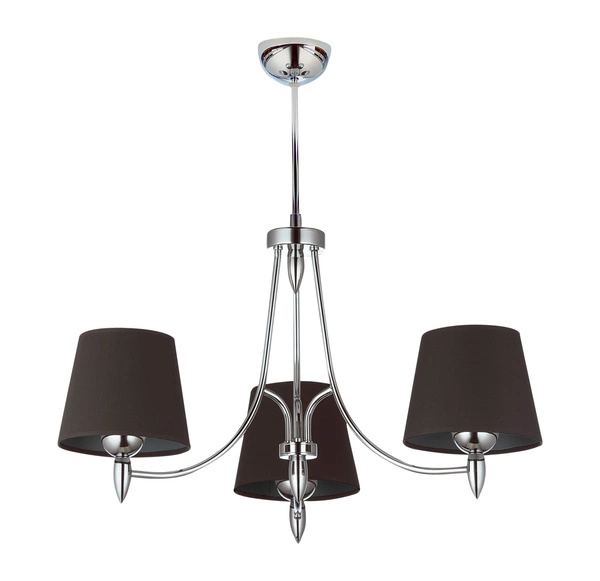 Klasyczny Żyrandol GALAXY wys. 60cm 3xE27 15W IP20 | Chrom