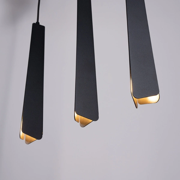 Lampa wisząca PRYSM 3L czarna
