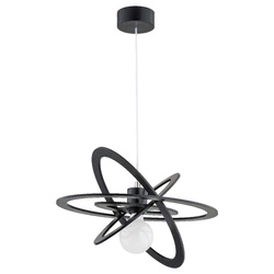Lampa wisząca ALFA ORLANDO CZARNA 1xE27 34cm | 62141