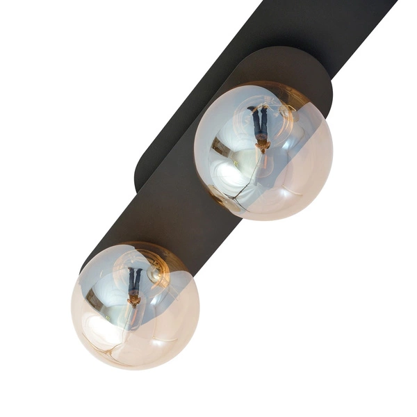 Lampa sufitowa Emibig PLAZA 3 Czarny/MIODOWY 1120/3