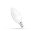 LED ŚWIECOWA E-14 230V 8W WW SPECTRUM
