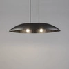 Stylowa lampa wisząca GONDOLA M 40643 2xE27 | czarny srebrny