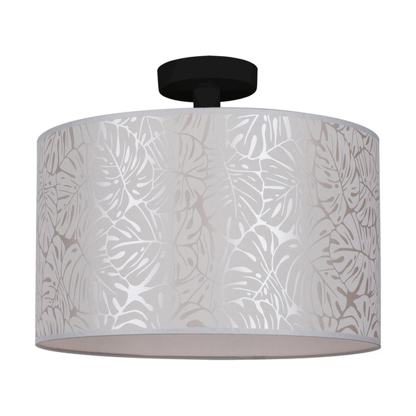 Lampa Sufitowa Mateo 1xE27 Max.60W Czarny Metal/Beżowa Tapeta 87810104