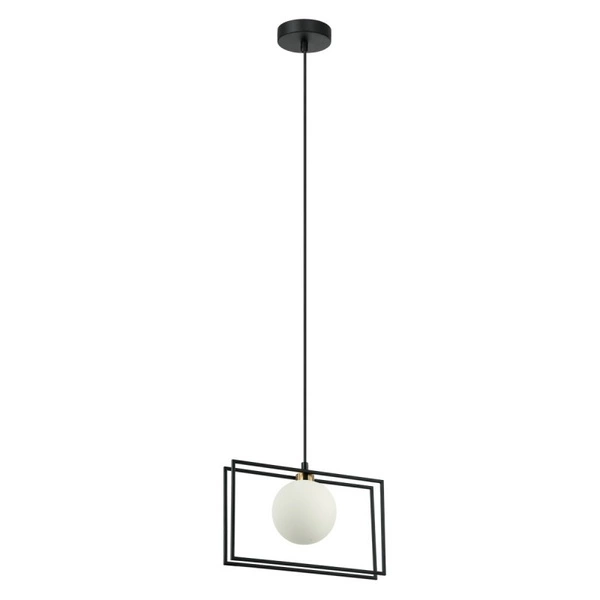 Lampa wisząca GROSETTA dł. 30cm G9 | czarny