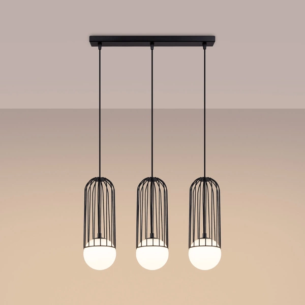 Lampa wisząca BRINA 3L czarna