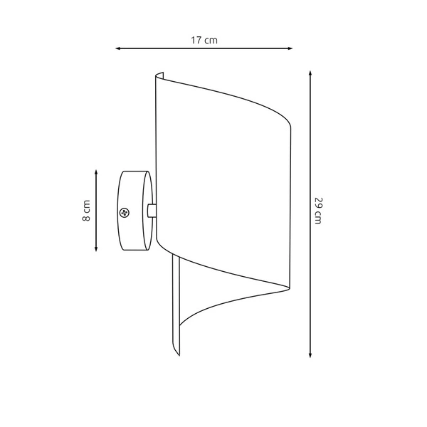 Kinkiet Emibig SPIRAL Biały 1360/1