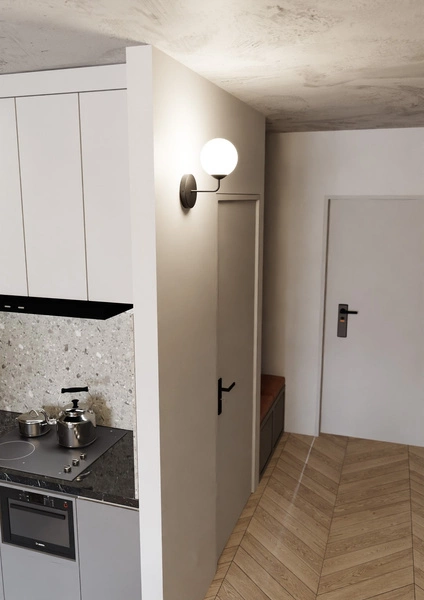 Kinkiet Emibig PREGOS K1 Czarny 670/K1