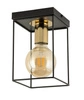 Lampa Sigma VOX 1 Plafon czarny/złoty 40702