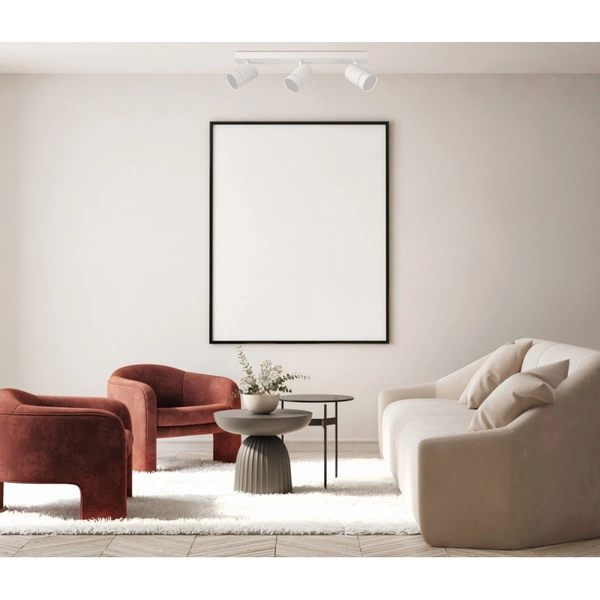 Reflektor sufitowy SELMA dł. 46cm 15W 3xLED neutralna biel 4000K | biały