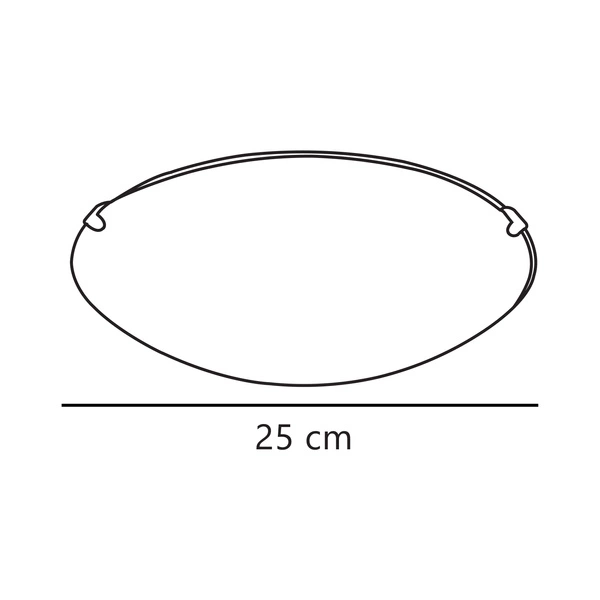 Lampa sufitowa STANDARD E27 60W Szkło | Biały