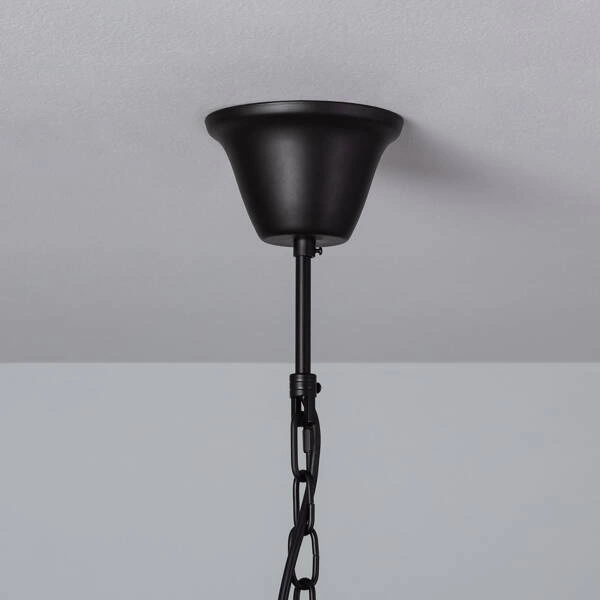 Żyrandol Retro Liny konopne 85cm Abruzzo Retro 8xE27