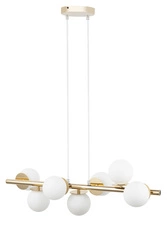 Lampa Sigma AVOLA zwis kulki 7 złote/białe 40796