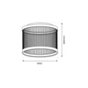Lampa sufitowa Guarda 43W LED śr. 51cm