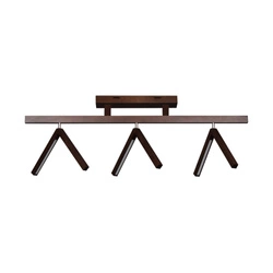 Lampa Sufitowa Silas 3xLED 24V Zintegrowana 1680lm 3000K 18W Drewno Buk Orzech 5186376