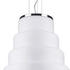 Lampa wisząca Britt 1xE27 Max.60W Chromowany metal/białe szkło 1670128